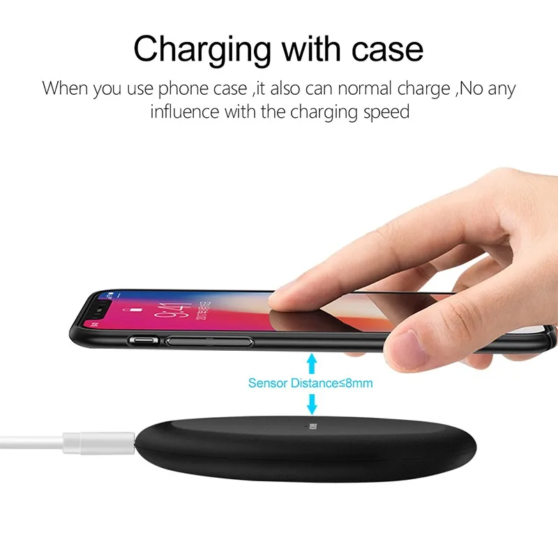 Qi Wireless Charger For Huawei Mate 30 Pro nova 5 Pro nova 5T 5i Chargers Power Dock Charging USB Pad Case Phone Accessories