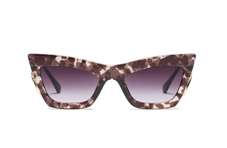 Кошачий глаз солнцезащитные очки для мужчин и женщин Модные Оттенки UV400 Винтажные Очки 45733