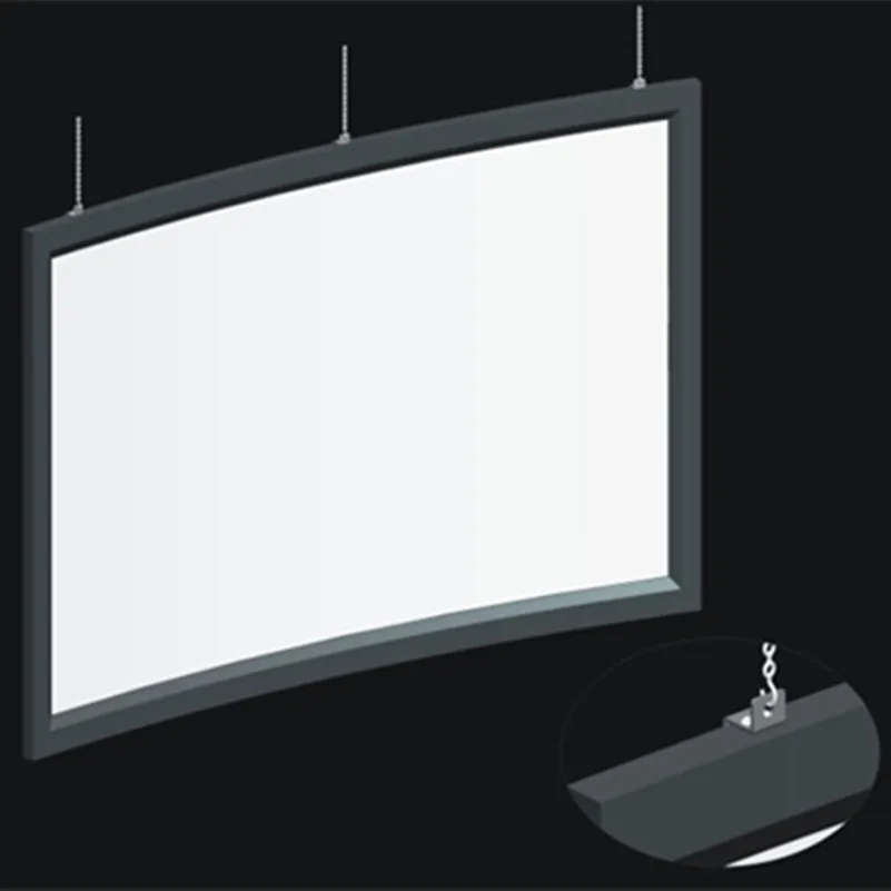F3HWAW 16: 9 HDTV звуковая акустическая 4K изогнутая фиксированная рамка для домашнего