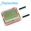 High Quality 84X48 84x84 LCD Module Red backlight adapter PCB for Nokia 5110 for ► Photo 1/4