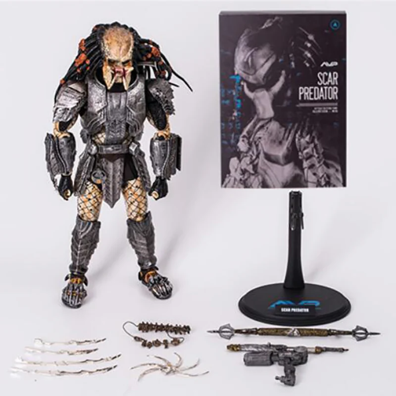 

Scar Predator Movable action toys figure model PVC The Predator collectible 32.5cm 1/6 scale painted figrues kids gift
