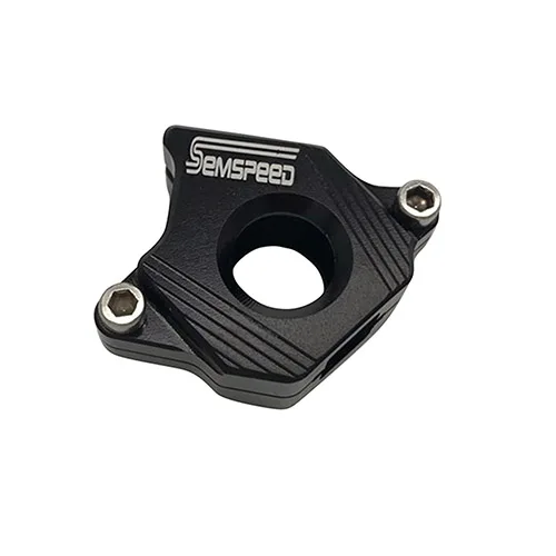 Черный SEMSPEED N-MAX155 125 ключ крышка головки сумка Кепки Алюминий для Yamaha nmax 155 NMAX 150 NMAX 125 - Цвет: Черный