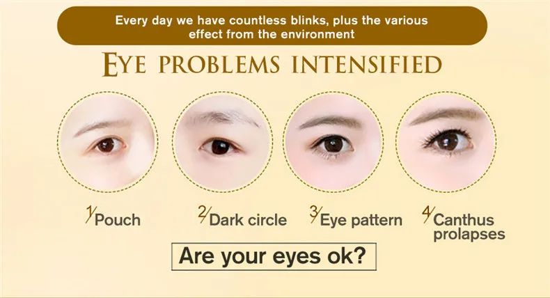 Creme para os Olhos Controle de Óleo Juventude sem Idade Venda Quente Caracol Anti Envelhecimento Rugas Círculos Escuros Hidratante Face Care 11 High Quality Beleza e saúde