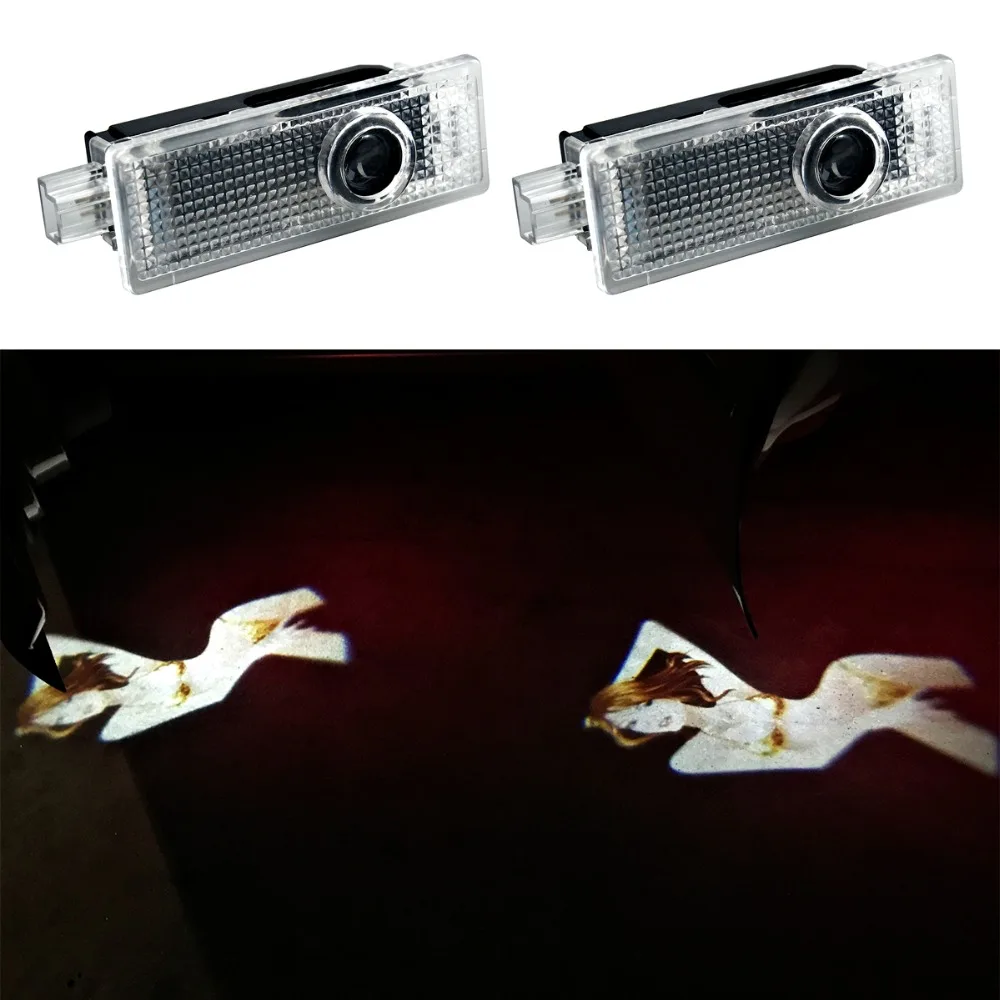 

2XDoor logo Light for mini Pathway Lighting For BMW E64 E90 E92 E93 F30 E60 E61 E63 E65 E66 M Performance Car Styling