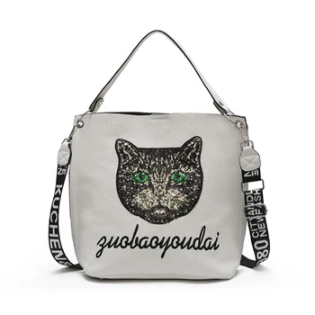 

Lady's bucket bag sequin handbags luxury handbags women bags designer women shoulder bags clutch female purse bolsa sac a main