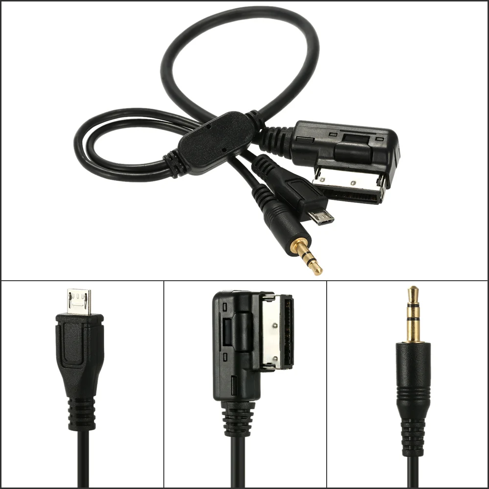 Новинка 3,5 мм AUX USB кабель Mini Jack MP3 кабель Автомобильное USB зарядное устройство адаптер Музыка AMI MMI интерфейс для Audi A3 A4 A5 A6 TT для VW Jetta