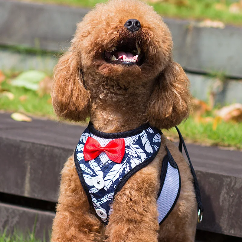 

Dog Harnesses Cloth Chest Strap Dogs Halter Harness Lead Pet Leash Cotton Soft Pet Dog Collar Harness Pet Supplies