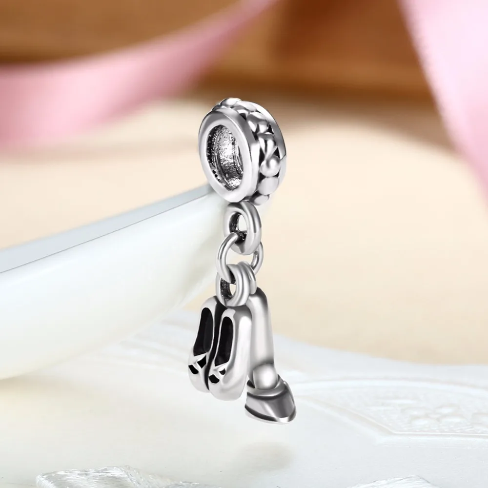 Dance Shoes Floating Charms Fits European Pandora DIY Bracelets