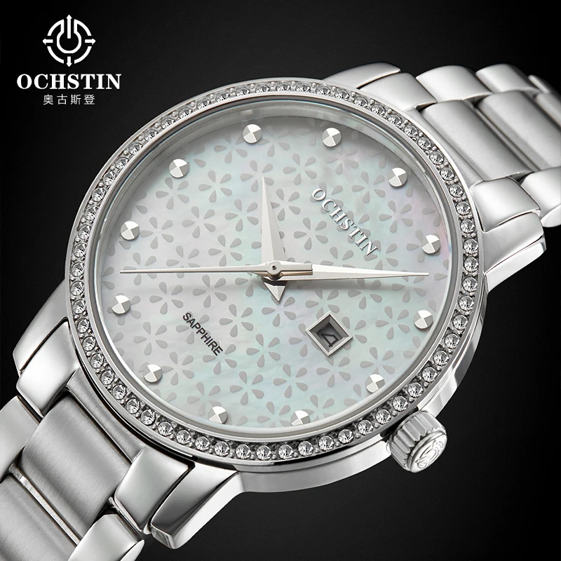 Goede Ochstin 2017 Fashion Luxe Lady Horloges Jurk Horloge Vrouwen Armband Quartz Horloges vrouwen Montre Femme Relogio Feminino