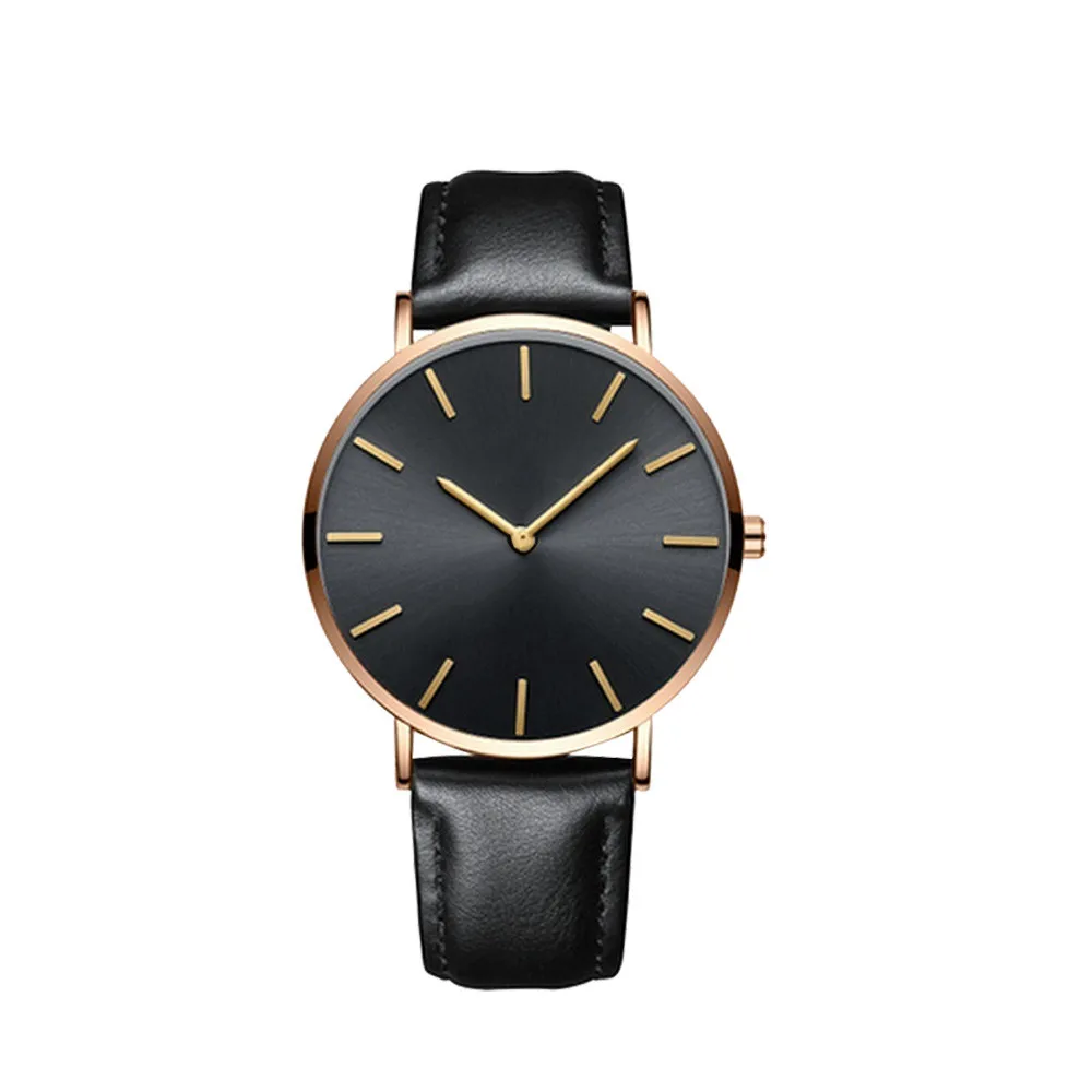 

Betreasure Ultra Thin Men's Women Watches Luxury Leather Casual Quartz Watch Relogio Masculino mens watches top brand luxury