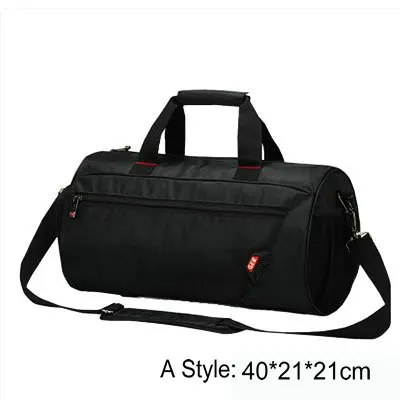 A Style Black Стиль, сумка для плавания, нейлоновая водонепроницаемая сумка, сухая сумка для мужчин, независимая сумка для обуви, женская сумка на плечо для спортзала, большая сумка для тренировок - Цвет: A Style Black
