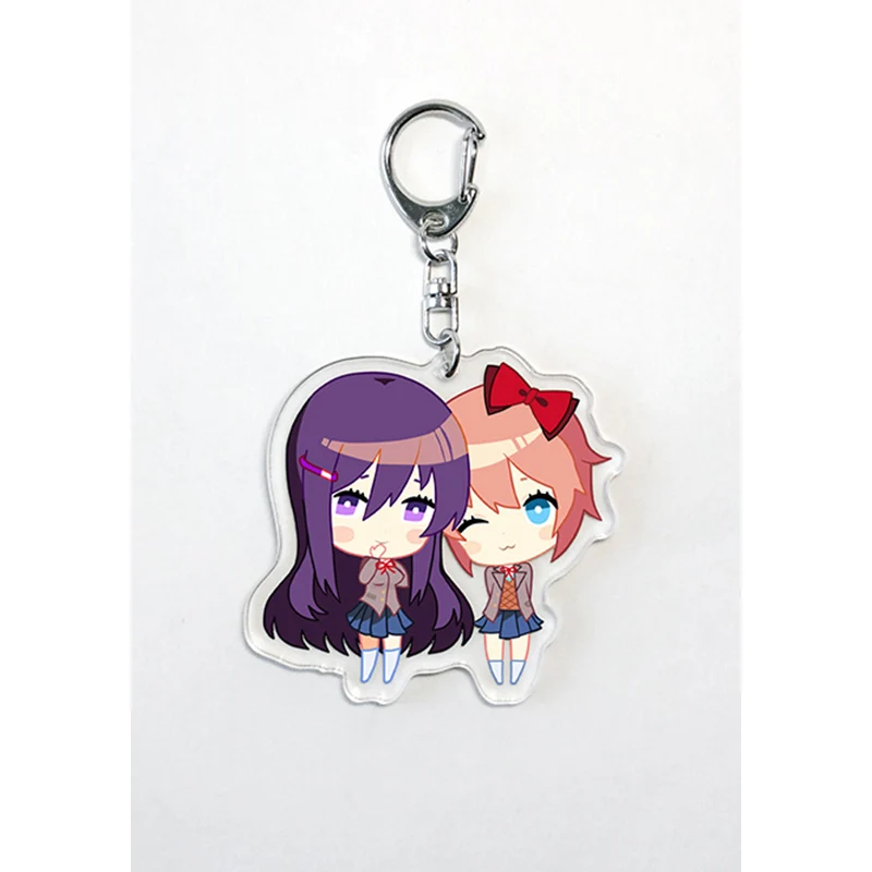 Игра ROLECOS Doki Literature Club Monika Natsuki Sayori Yuri аксессуары для косплея акриловый кулон