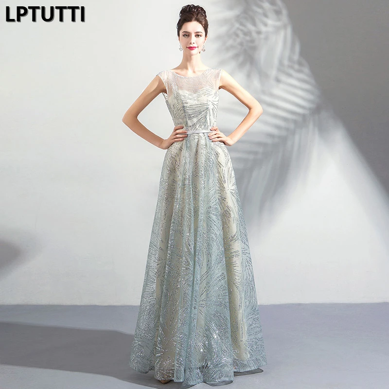 

LPTUTTI Sequin New For Women Elegant Date Ceremony Party Prom Gown Formal Gala Events Luxury Long Evening Dresses