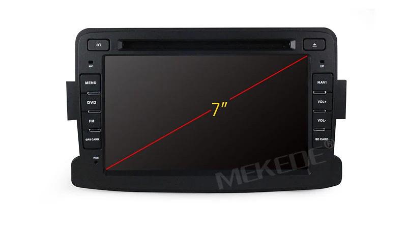 Cheap Capacitive screen GPS Navigator Radio For Dacia Duster Logan Sandero Car DVD Central Cassette Player free shipping 8