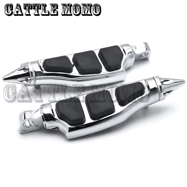 Motorcycle Pedals Pair Stiletto Foot Pegs Left Right Motorbike Rest Pedal Male Mount for XL883 1200 | Автомобили и мотоциклы