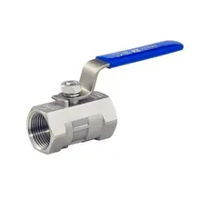 1/"- 1 1/2" внутренняя резьба 2 ходовой шаровой клапан, цельный шаровой клапан с длинной ручкой Нержавеющая сталь 304