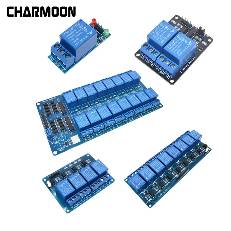 

1 2 4 8 Channel DC 5V Relay Module with Optocoupler Output 1 2 4 8 way relay module Expansion Board for Raspberry Pi