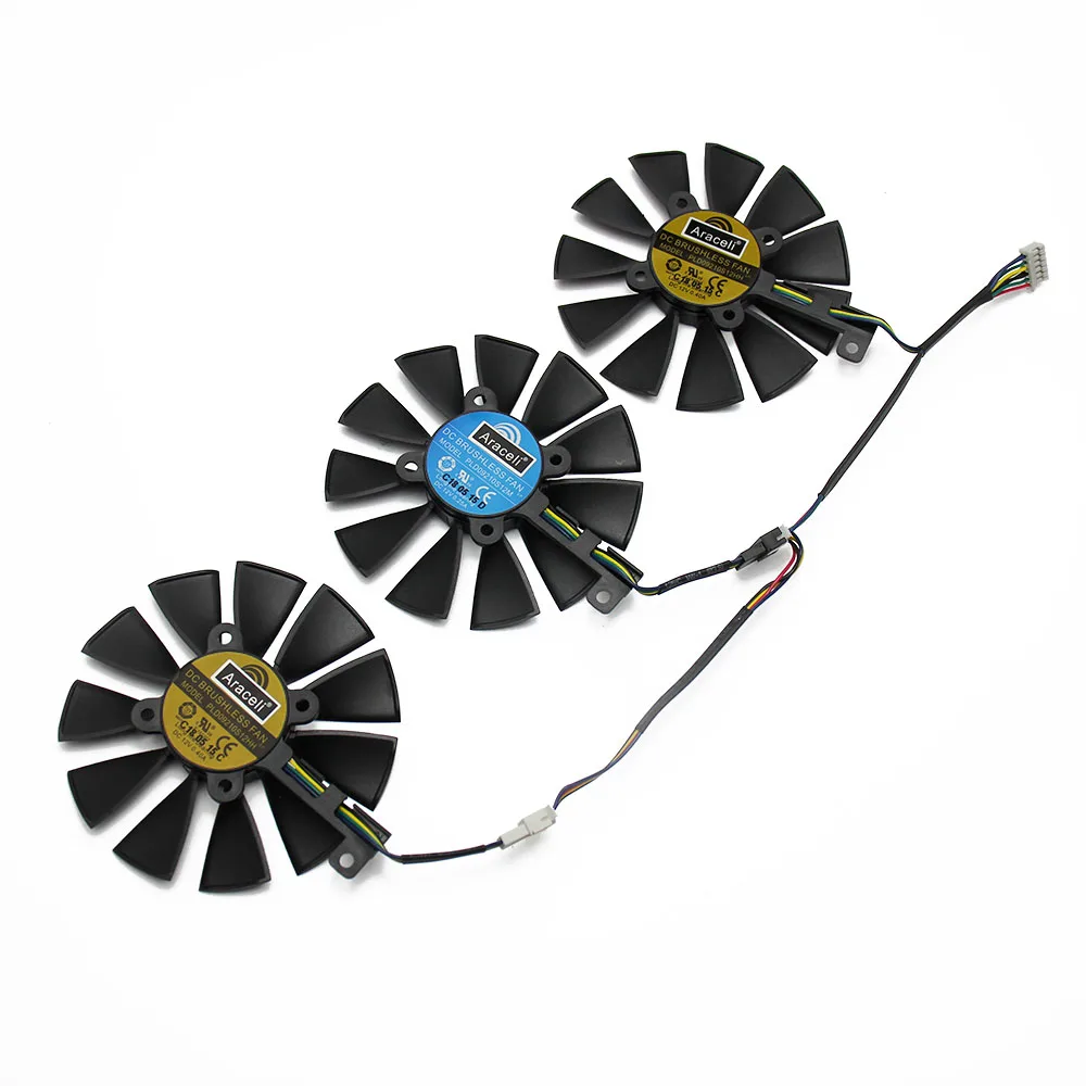 New 87MM PLD09210S12M PLD09210S12HH Cooling Fan Replace For ASUS Strix GTX 1060 OC 1070 1080 GTX 1080Ti RX 480 Graphics Card Fan