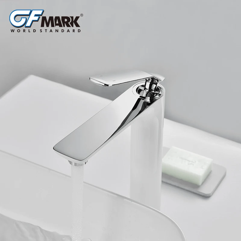 Смеситель для ванной комнаты GFmark латунный кран раковины современный дизайн