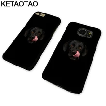 KETAOTAO красивый черный лабрадор черный чехол для телефона s для iPhone 4S 5C 5S 6 6S 7 8 X Plus XR XS Max Чехол Мягкий ТПУ резиновый силиконовый