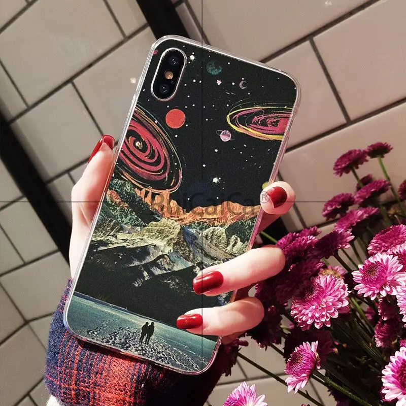 Trippy Art aesthetic Space astronaut