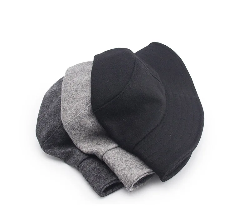 [AETRENDS] Зимняя шерстяная Кепка, женская и мужская шапка в стиле хип-хоп, шерстяная шапка в рыбацком стиле, Мужская Панама, шапка, японская плоская кепка, Z-6587