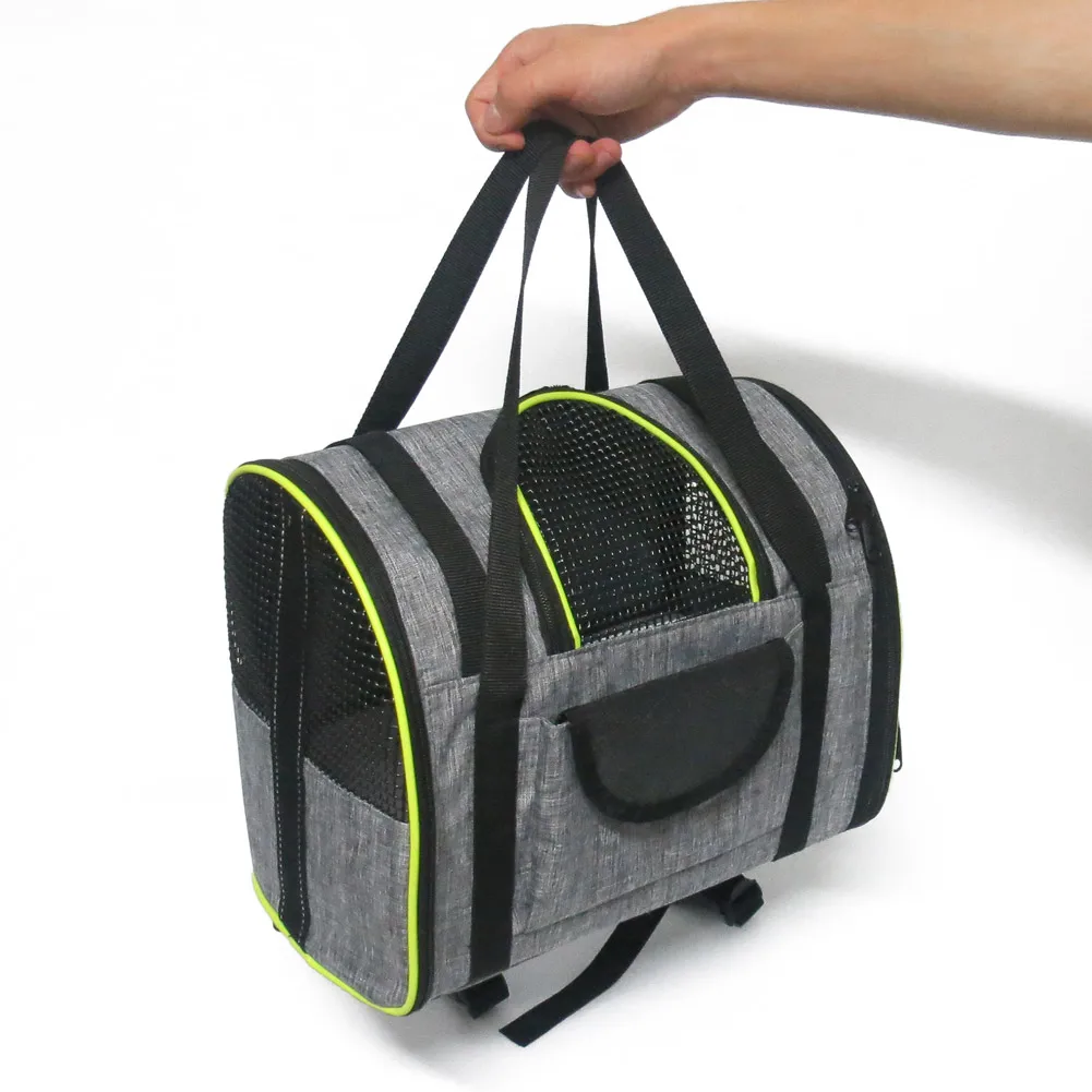 

Convenient Pet Puppy Carrying Backpack Adjustable Strap Small Cats Carrier Bag for Travel Outdoors @LS