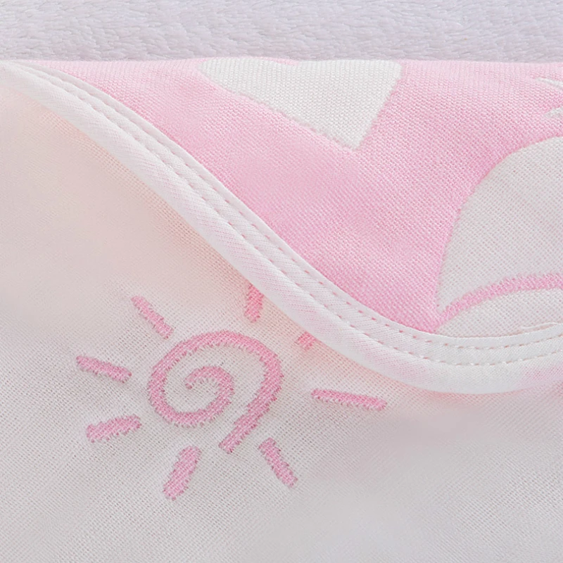  Soft Baby Saliva Towel Children's Face Towel Cotton Baby Bibs Six Layer Gauze Handkerchief Babador 