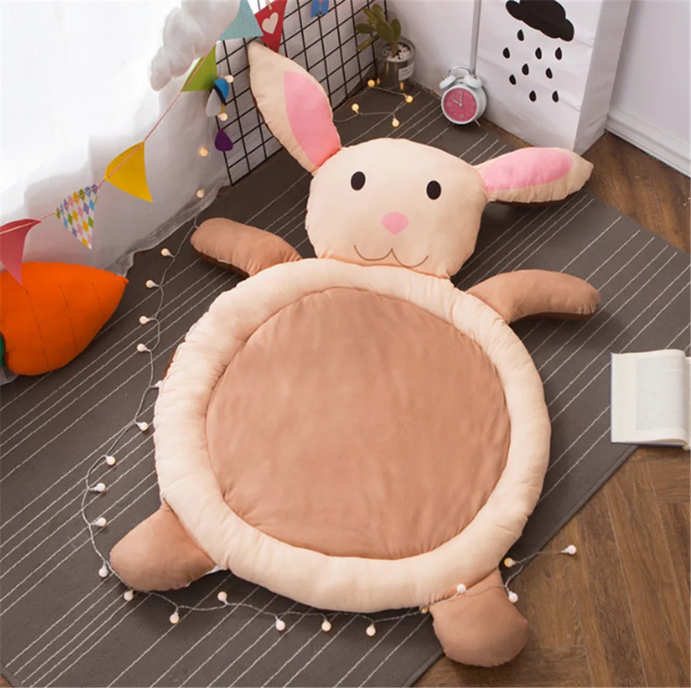 animals owl bunny lion fox  Car Cushion Plush Baby Game Pad Carpet  5