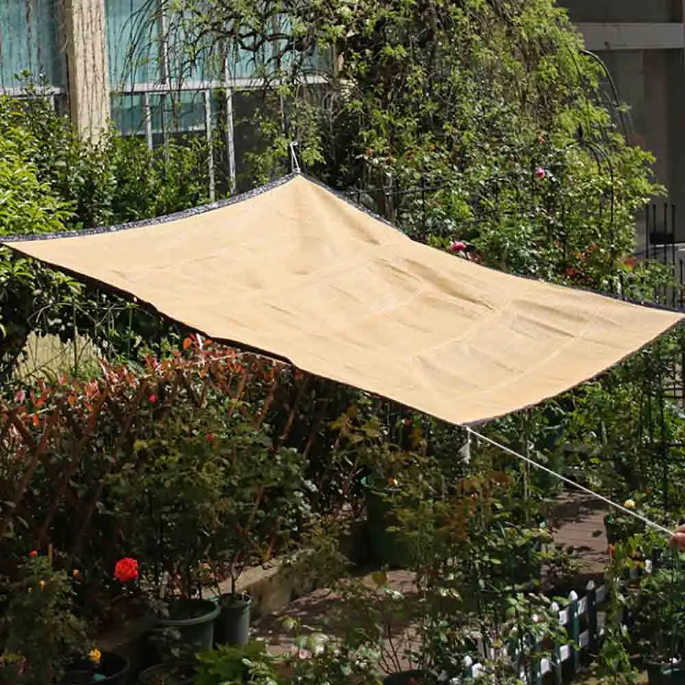 

2x2m/2x4m New Garden Shade Sails Camping Home Lawn Sun Protection Net Cloth Net Cover Garden