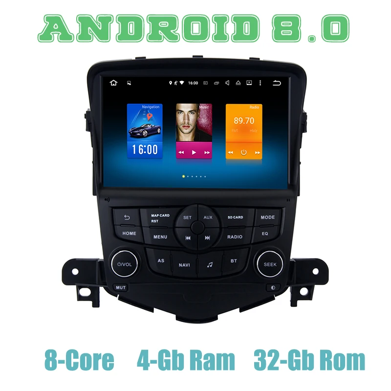 Автомобильный мультимедийный плеер Dasaita Android 9 0 8 дюймов GPS navi радио для Chevrolet cruze с