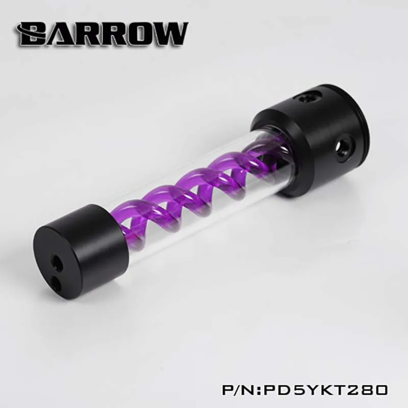 Barrow PD5YKT T резервуар для вирусов + D5/SPG40A Встроенная крышка насоса Черный POM 180 мм/230