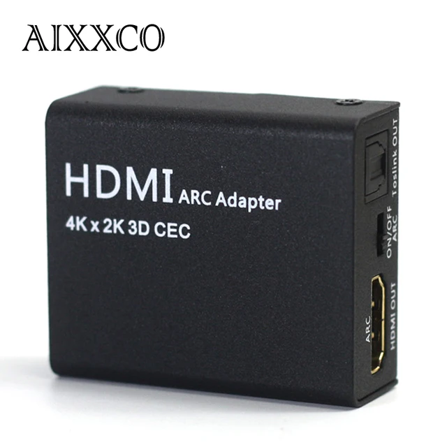 Best Offers AIXXCO New HDMI ARC Adapter to HDMI WITH Optical/Toslink Audio Converter 4K 1080P CEC Best Offers AIXXCO New HDMI ARC Adapter to HDMI WITH Optical/Toslink Audio Converter 4K 1080P CEC