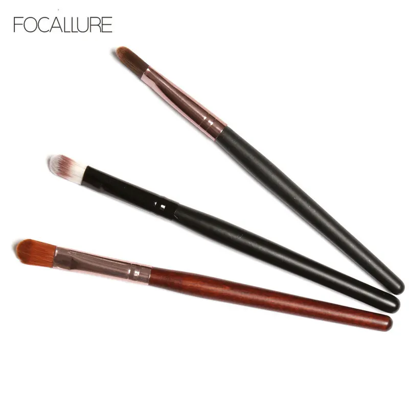

FOCALLURE 1PC Professional Makeup Brushes Tool Softy Synthetic Hair Wooden Eyeshadow Lips Eyes Cosmetics Make Up Brush Maquiagem