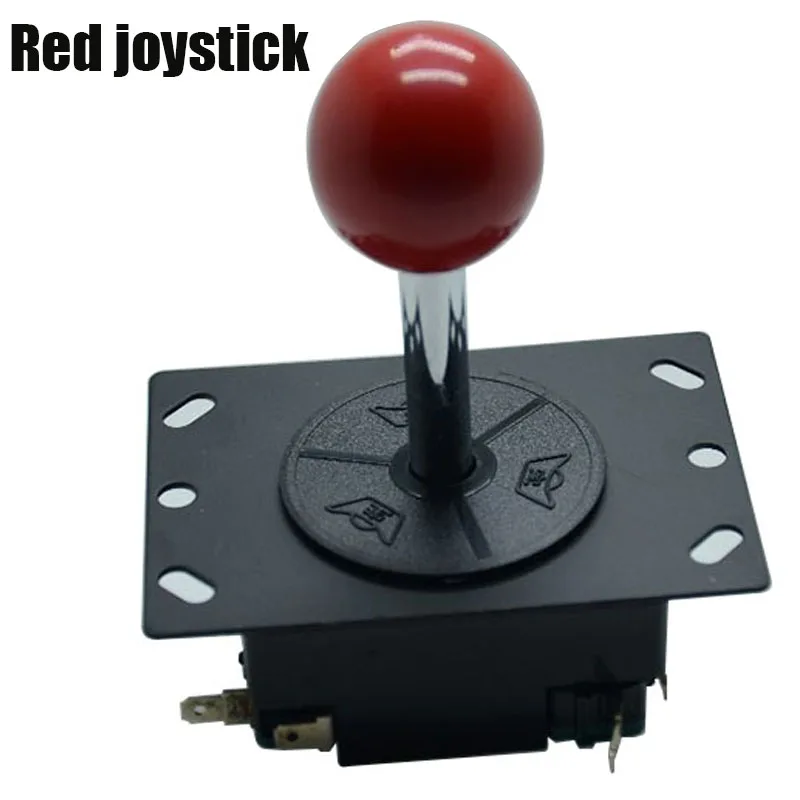 

Top Classic 4/8 way Arcade Game Joystick Ball Joy Stick Red Ball Replacement Uses For 4 microswitches to detect on/off position