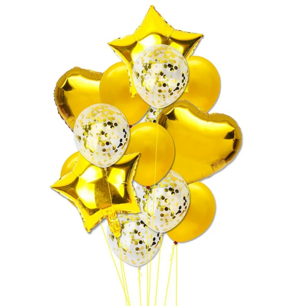 Heronsbill прозрачный воздушный шар "Конфетти" Счастливые сувениры для вечеринки ко дню рождения воздушные шары вечерние украшения Дети взрослый Свадьба розовое золото