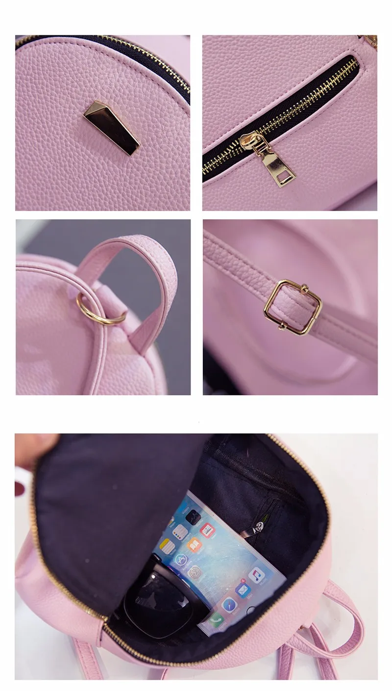 Small Fashion Rucksack Hotsale Women Shopping Purse Ladies Joker Bookbag Travel Bag Student school Backpacks Mini Women Backpack 2