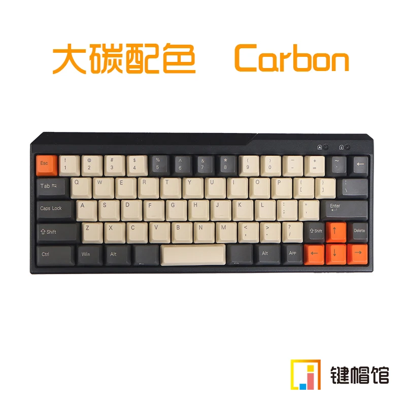 Механические ключи в стиле ретро для механической клавиатуры filco minila air Carbon PBT белый боковой принт keycap cherry mx OEM