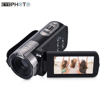 HDV-302P Digital Video Camera 3.0 Inch LCD Screen Full HD 1080P Camera 24MP 16X Digital Zoom Anti-shake DV Portable Camcorder