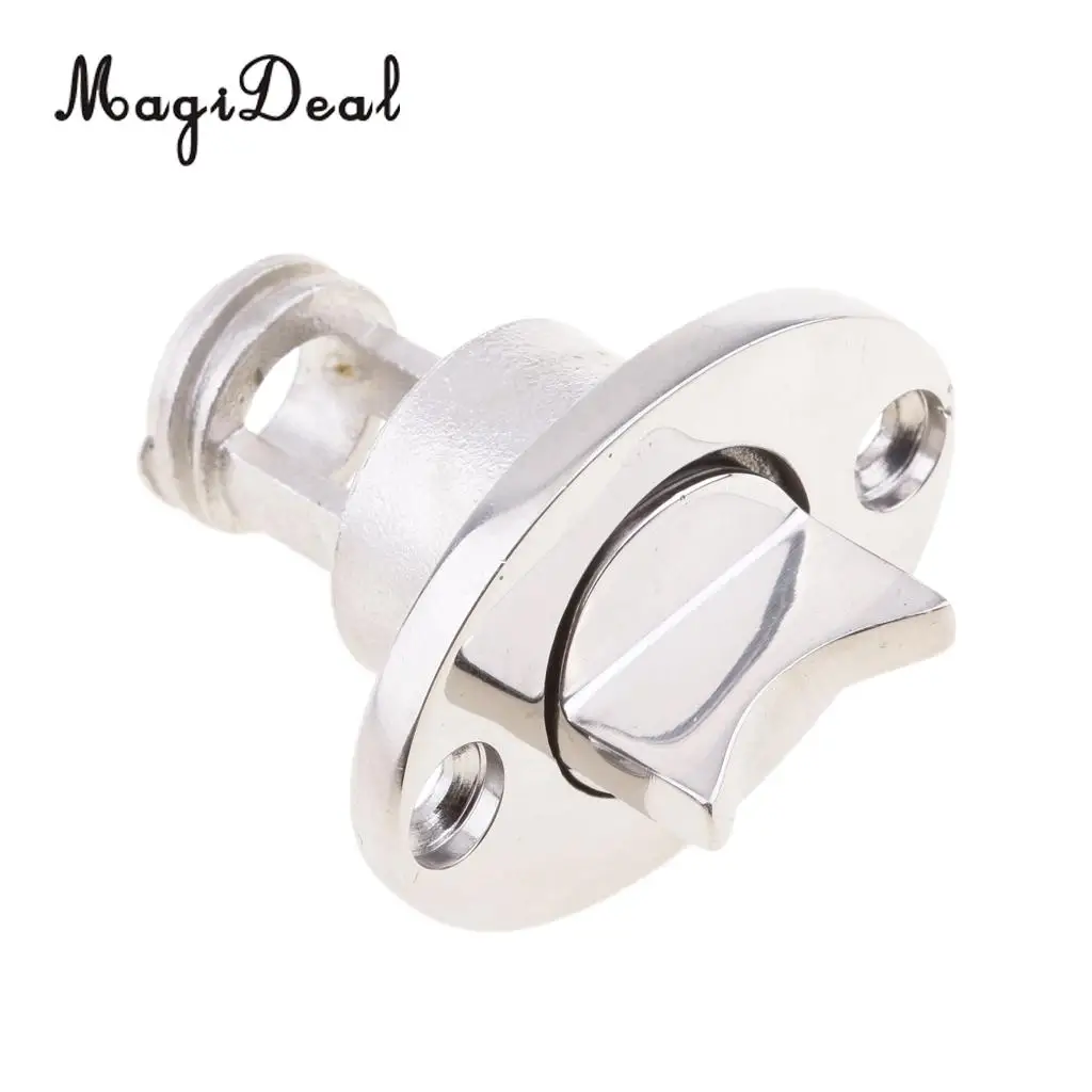 MagiDeal Universal Boat Stainless Steel Oval Garboard Drain Plug Fits 1' Hole For Marine Kayak Canoe Boating Dinghy Replacement