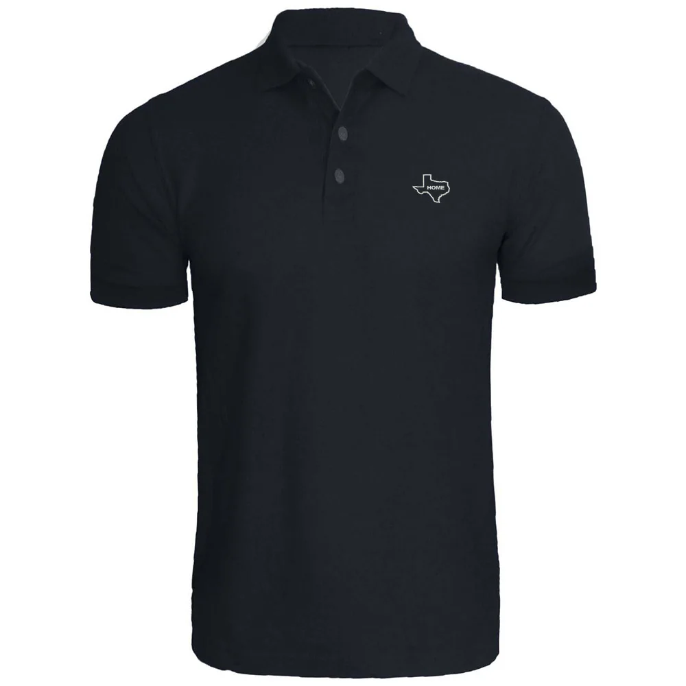 

Mens Texas Is Home Embroidered Polo Shirts Embroidery Shirts