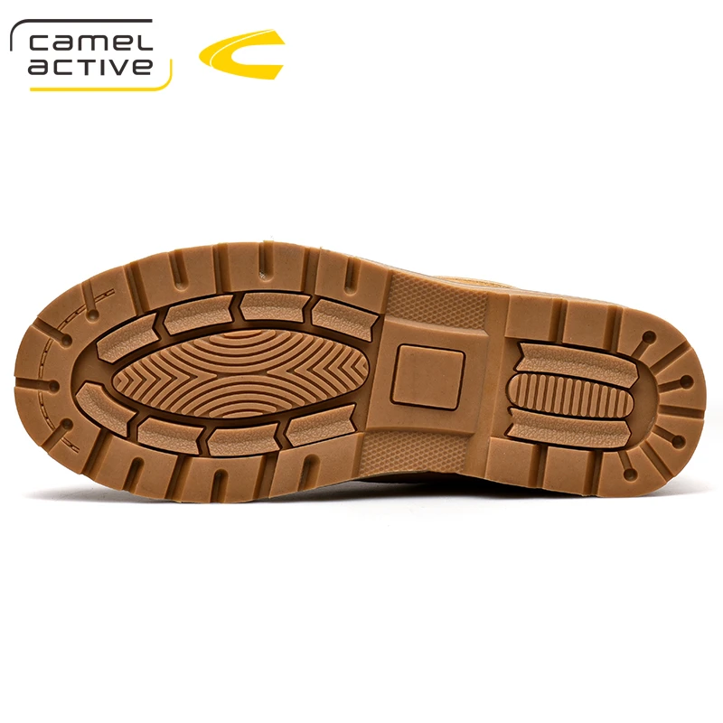 Мужские высокие ботильоны Camel Active роскошные кроссовки из натуральной кожи зимние