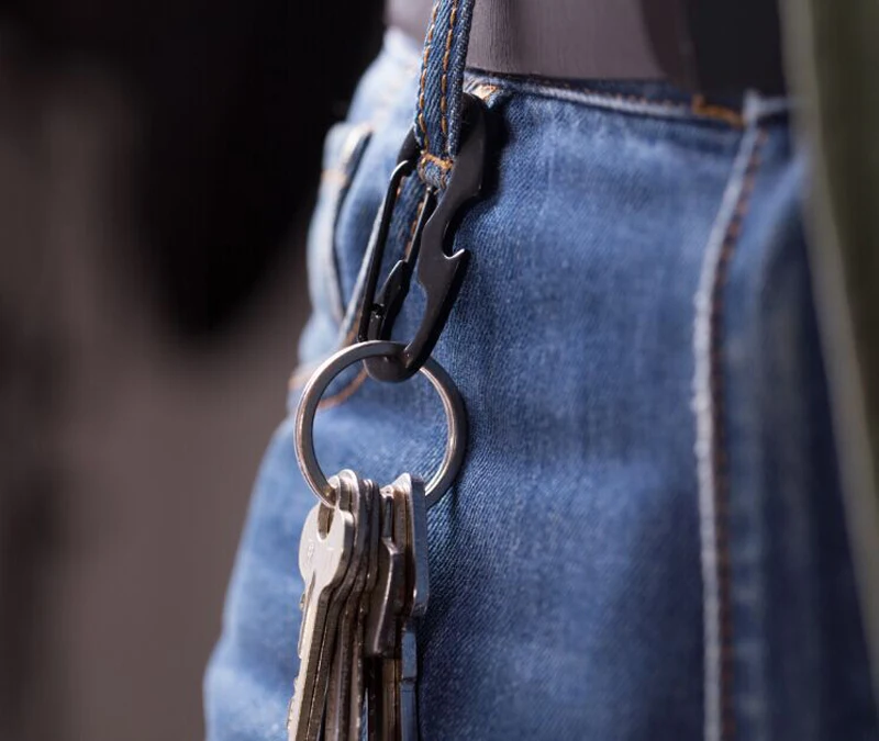 Keychain Carabiner With Bottle Opener