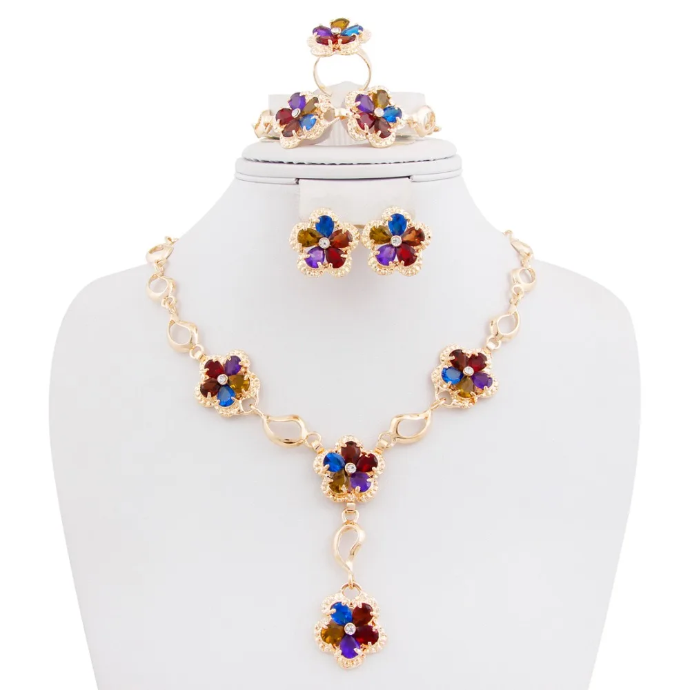 New Arrival Gold Plated Jewelry African Costume Fashion Jewelry Set