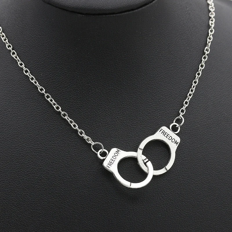 LNRRABC наручники цепи ожерелье s милый чокер кулон ожерелье Женщины/девушки любовник День святого Валентина подарки ювелирные изделия