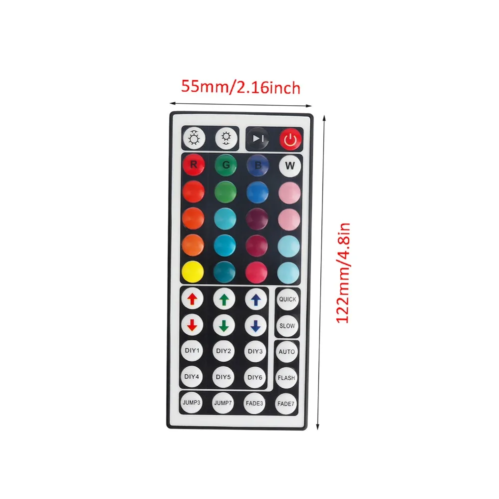 USB RGB пульт дистанционного управления на 44 клавиши 5 В РЧ для 5050 3528 SMD светодиодной