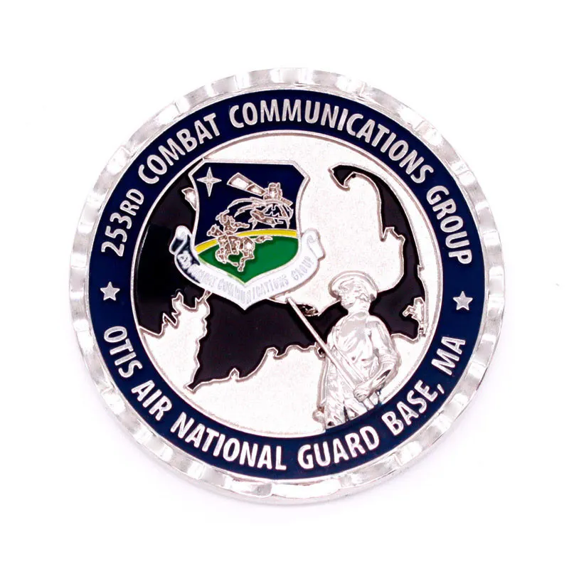 

Hot Sale Promotional Customized Military Coin high quality custom enamel color coins