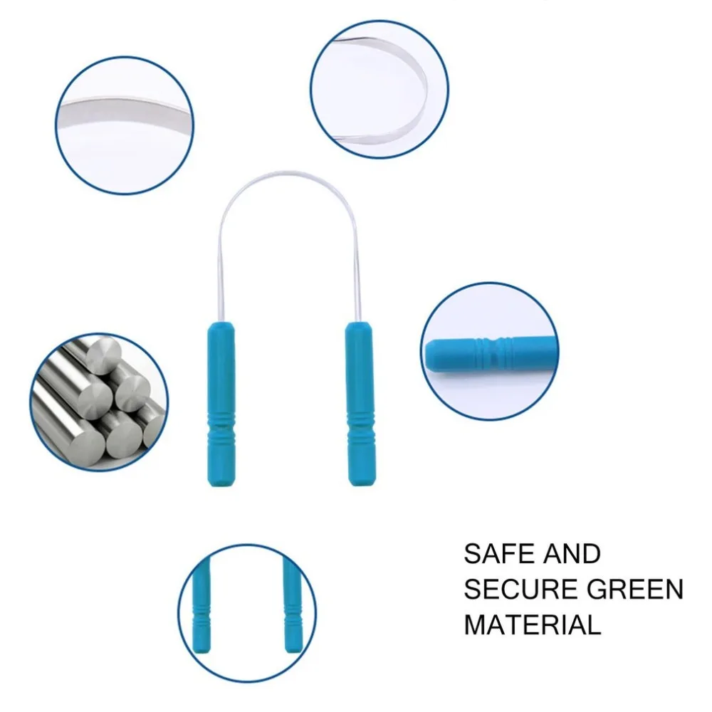 Чистки языка, Сталь нержавеющей скребок для языка силиконовый обрабатываются гигиена полости рта щеточка для чистки Уход за полостью рта