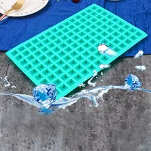 Самодельный лед решетки 126 Сетки Кухня Бар инструменты силикагель куб форма лоток креативный кухонный инструмент гаджеты для дома Лидер продаж товары