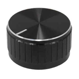 

8pcs aluminum plastic cap knob potentiometer knob cap tangential 32*17*6mm black potentiometer switch amplifier